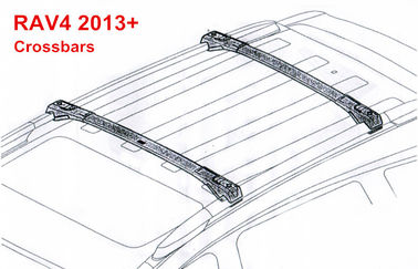Çin 2013 2016 Toyota RAV4 Çatı Bagaj Rack Rails için OE Tarzı Çapraz Çubuklar Tedarikçi