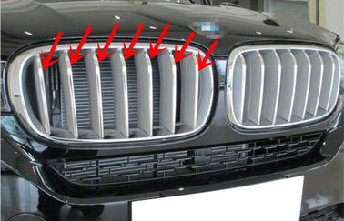 Çin BMW F15 Yeni X5 2014 2015 Dış Araç Vücudunun Düzeltme Parçaları Paslanmaz Çelik Ön ızgara kalıplama Tedarikçi