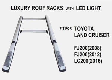 Çin Toyota Land Cruiser FJ200 LC200 için Işıklı Lüks Çatı Rafları Tedarikçi