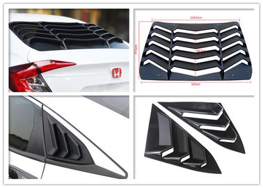 Çin Spor Stil Arka Ve Yan Honda Civic 2016 2018 Için Araba Pencere Kepenkleri Tedarikçi