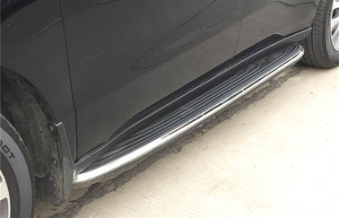 Çin OEM tipi Acura MDX 2014 2015 için yan adım çubukları, kaymaz kauçuk ve krom Tedarikçi