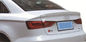 AUDI A3 için araba dudak spoileri Plastik ABS Otomatik değiştirilmiş parçalar Primer Tipi Tedarikçi