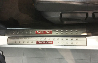 Çin Nissan Qashqai 2014 2015 2016 Yan Kapı Eşik Plakaları / Paslanmaz Çelik Itişme Plaka Tedarikçi