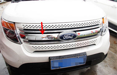 Çin Ford Explorer 2011 için dış araba gövde dekorasyonu parçaları ön ızgara trim şerit Tedarikçi