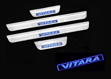 Çin Paslanmaz Çelik Dış Işıklandırılmış Kapı Sallı Plakaları Suzuki Vitara 2015 için LED Işıkla Tedarikçi