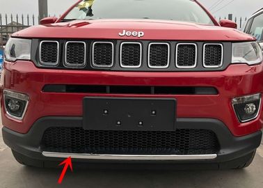 Çin Jeep Compass 2017 Otomatik Vücut Parçaları, Hromlu Ön Tampon Alt Garnish Tedarikçi