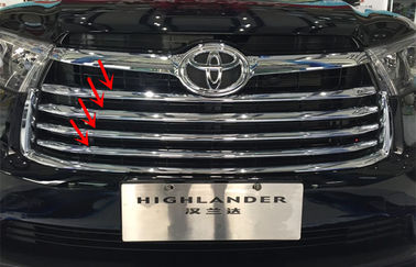 Çin Highlander 2014 2015 için Chrome Auto Body Parts Shining, Ön Izgara Garnitür Tedarikçi