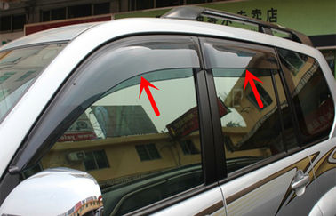 Çin Enjeksiyon Araba Pencere Visors Prado 2010 FJ150 Güneş Yağmur Guard İçin Tedarikçi