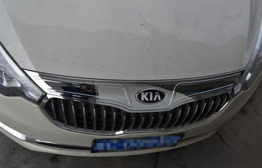 Çin KIA K3 2013 2015 için ABS Chrome Otomatik Vücut Düzeltme Parçaları, Bonnet Düzeltme Şerit Tedarikçi