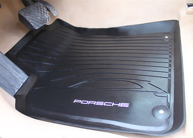 İyi bir fiyat. Porsche Macan 2014 2016 için PVC siyah zemin paspası, orijinal stil logosu olan ayak paspası çevrimiçi