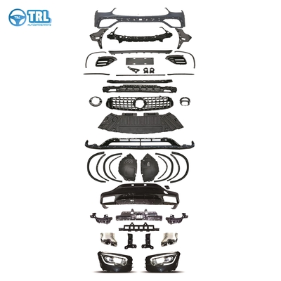İyi bir fiyat. Mercedes Benz GLC X253 2016-2019 Güncelleme AMG Body Kit Standard Paket Plastik Çelik Malzeme ile Auto Body Kits dahil çevrimiçi