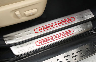 İyi bir fiyat. TOYOTA HIGHLANDER 2014 2015 için paslanmaz çelik kapı eşiği plakaları çevrimiçi