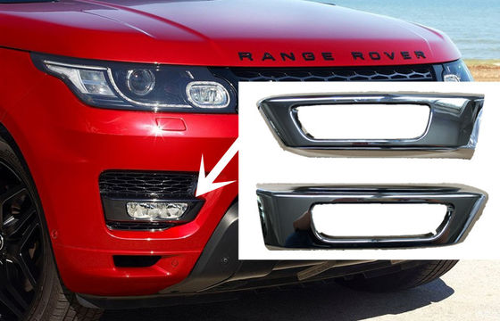 İyi bir fiyat. Chrome Plastik ABS Ön Sis Lamba Çerçeve / 2014 2015 Range Rover Sport Sis Işık çerçeve çevrimiçi