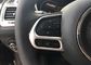 Plastik ABS Otomobil İç Çizim Parçaları Direksiyon Çarkı Jeep Compass 2017 için krom dekore Tedarikçi