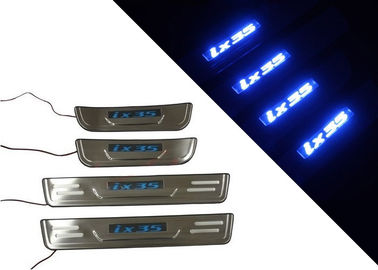 İyi bir fiyat. Dayanıklı LED Kapı Sill Plate Trim Scuff Plate For Hyundai New Tucson 2009 IX35 çevrimiçi