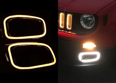 İyi bir fiyat. JEEP Renegade 2016 2017 için gündüz çalışma lambaları ile LED sis lamba çerçevesi çevrimiçi