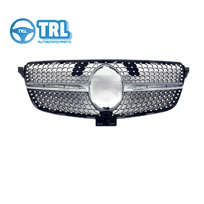 İyi bir fiyat. A1668800985 Mercedes Benz W166 GLE GLS Radyatör ızgara dayanıklı ABS plastik siyah çevrimiçi