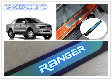 İyi bir fiyat. FORD Ranger T6 2012 - 2015 Işıktırılmış Kapı Sütunları LED Işık Yan Kapı Sütunları Scuff Plate çevrimiçi