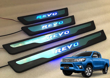 İyi bir fiyat. TOYOTA All New Hilux Revo 2016 2017 LED Işık Yan Kapı Sill Scuff Plates çevrimiçi