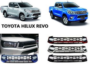 İyi bir fiyat. Üreticiler Toyota Hilux Revo 2015 2016 için Gündüz Yürüyüş Işığı ile Ön ızgarayı yükseltti çevrimiçi