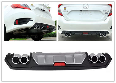 İyi bir fiyat. HONDA Yeni Civic 2016 Otomobil Beden Kitsleri, Spor Tarzı Arka Tampon Diffuser Muffler Tipler çevrimiçi