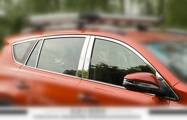 İyi bir fiyat. Toyota RAV4 2013 2014 için cilalı paslanmaz çelik araba penceresi trim fit çevrimiçi